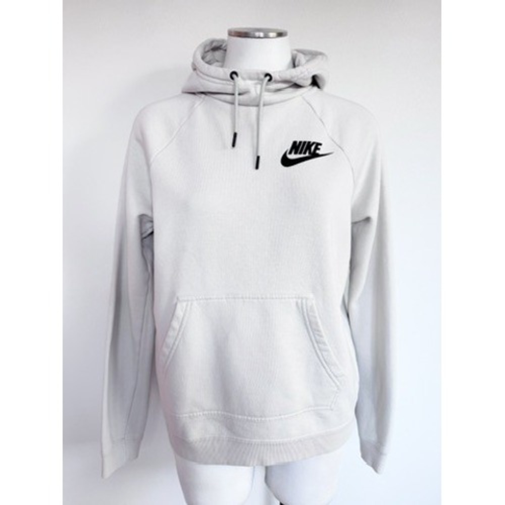 Nike Sportswear Essential Funnel Neck Hoodie Grey XS AA1539-072